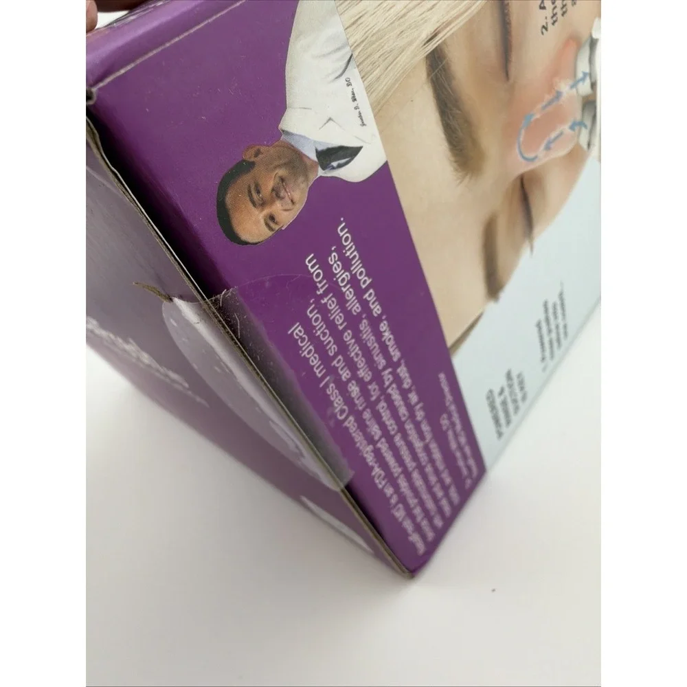 NASALFRESH MD Dual Powered Nasal Sinus Irrigation System Rinse Wash 30 Packet